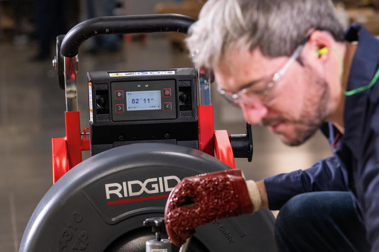 RIDGID 73073 K-4310 FXP 5/8" Drum Machine with FXP Battery-8.0 Ah (Qty-2) & Charger RIDGID
