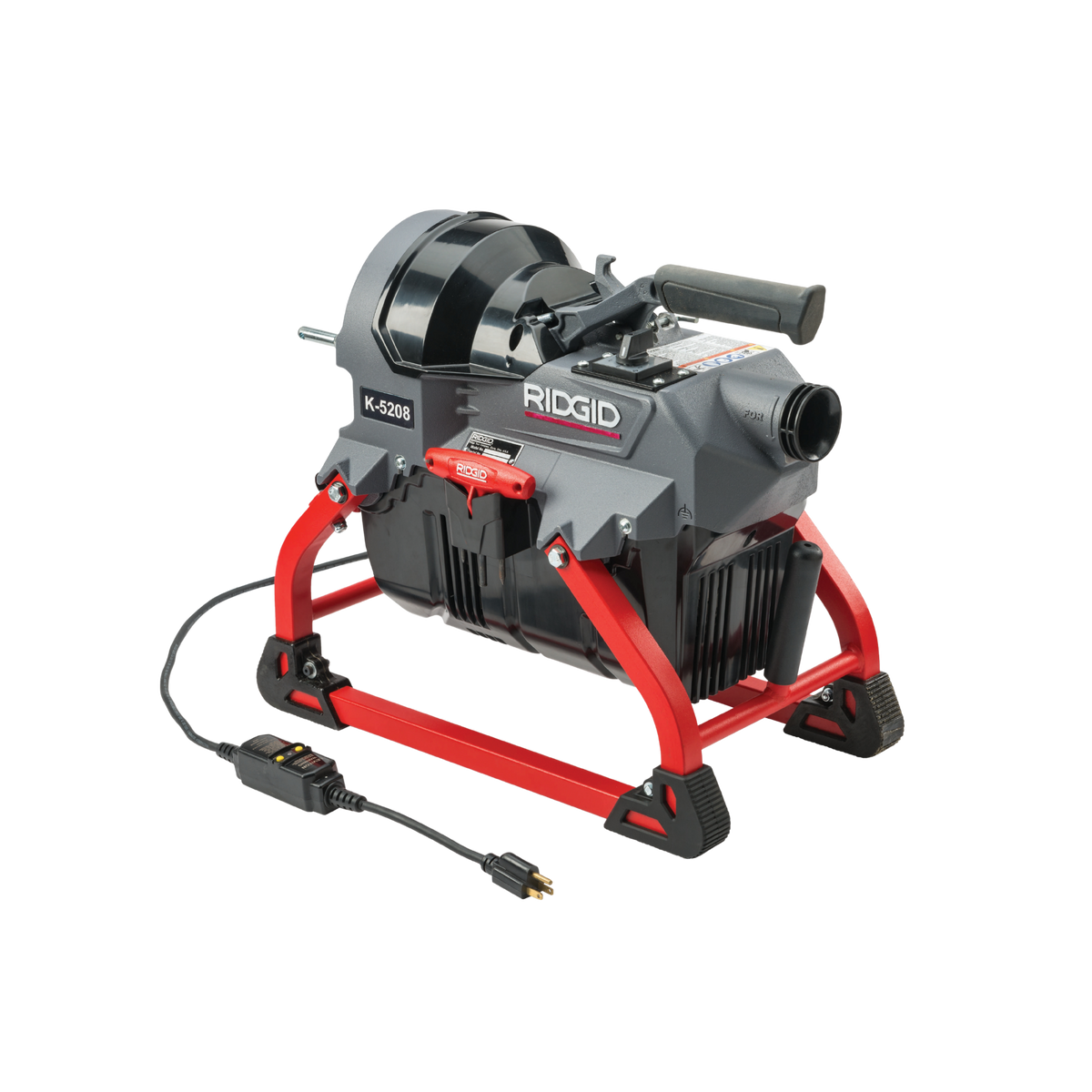 RIDGID K-5208 Sectional Machine Front Right with GFI