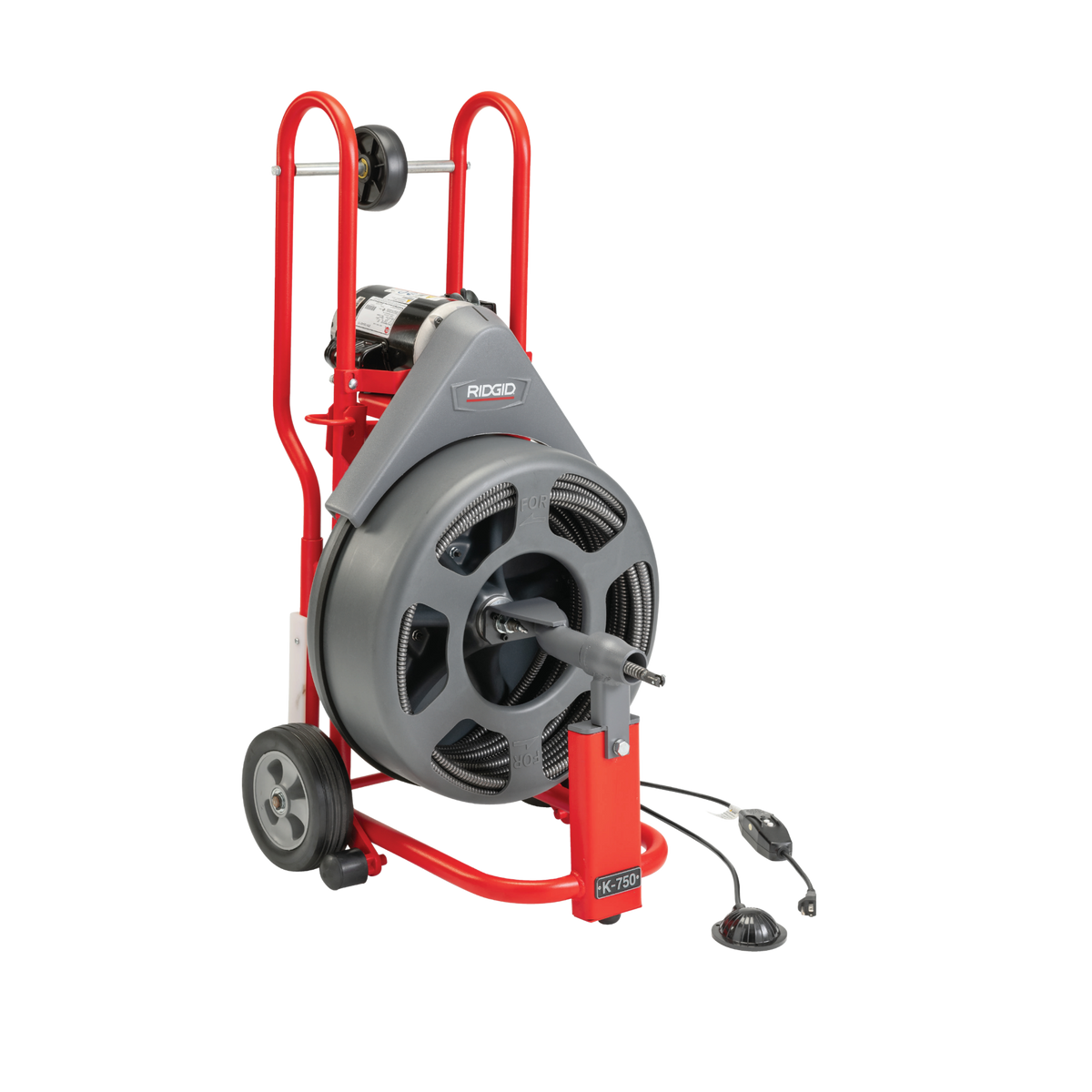 RIDGID 83557 K-750R Drain Cleaner with 5/8"x100 IW Drain Cable RIDGID