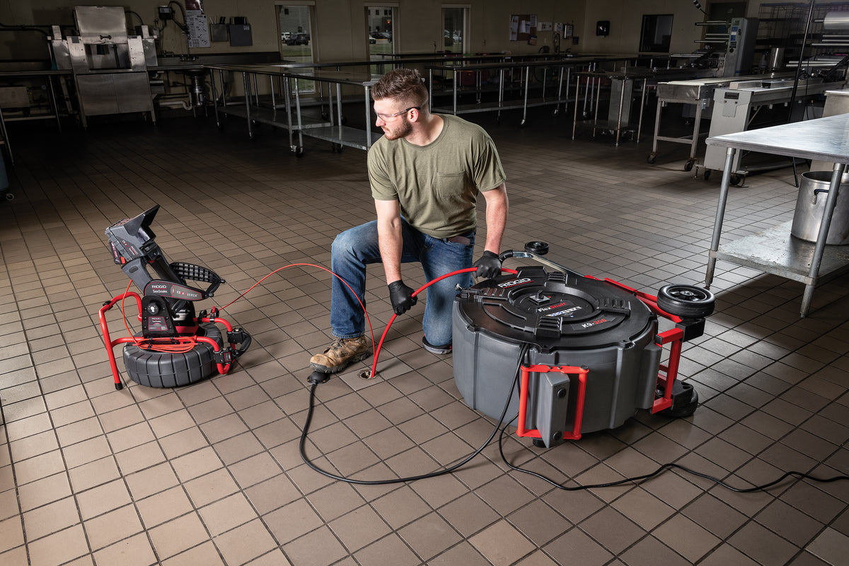 RIDGID 66593 FlexShaft K9-306 NA 3"-6" (75 mm - 150 mm) Pipes Includes: 3/8" by 125' (10 mm x 38 m) cable and kit RIDGID