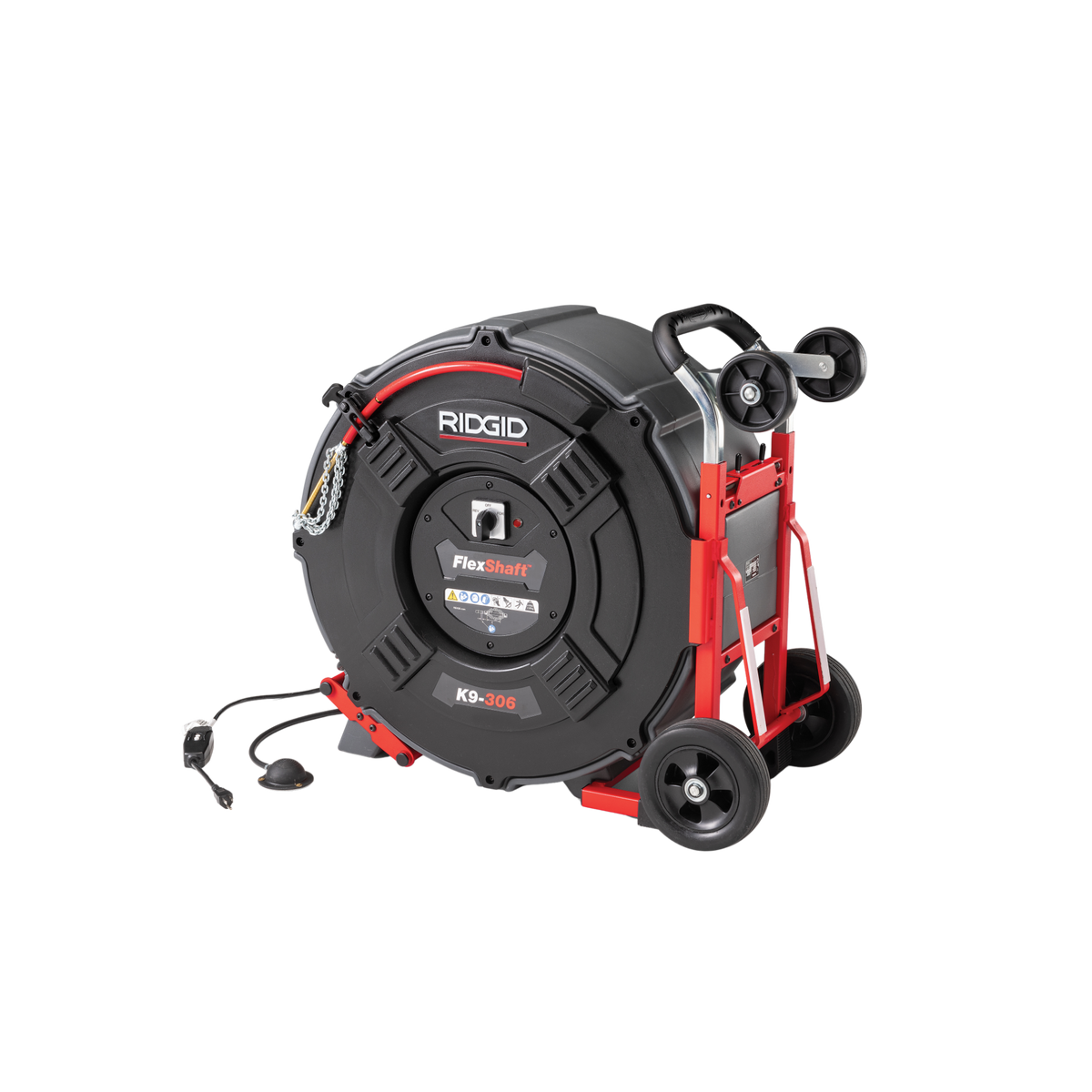 RIDGID 66593 FlexShaft K9-306 NA 3"-6" (75 mm - 150 mm) Pipes Includes: 3/8" by 125' (10 mm x 38 m) cable and kit RIDGID