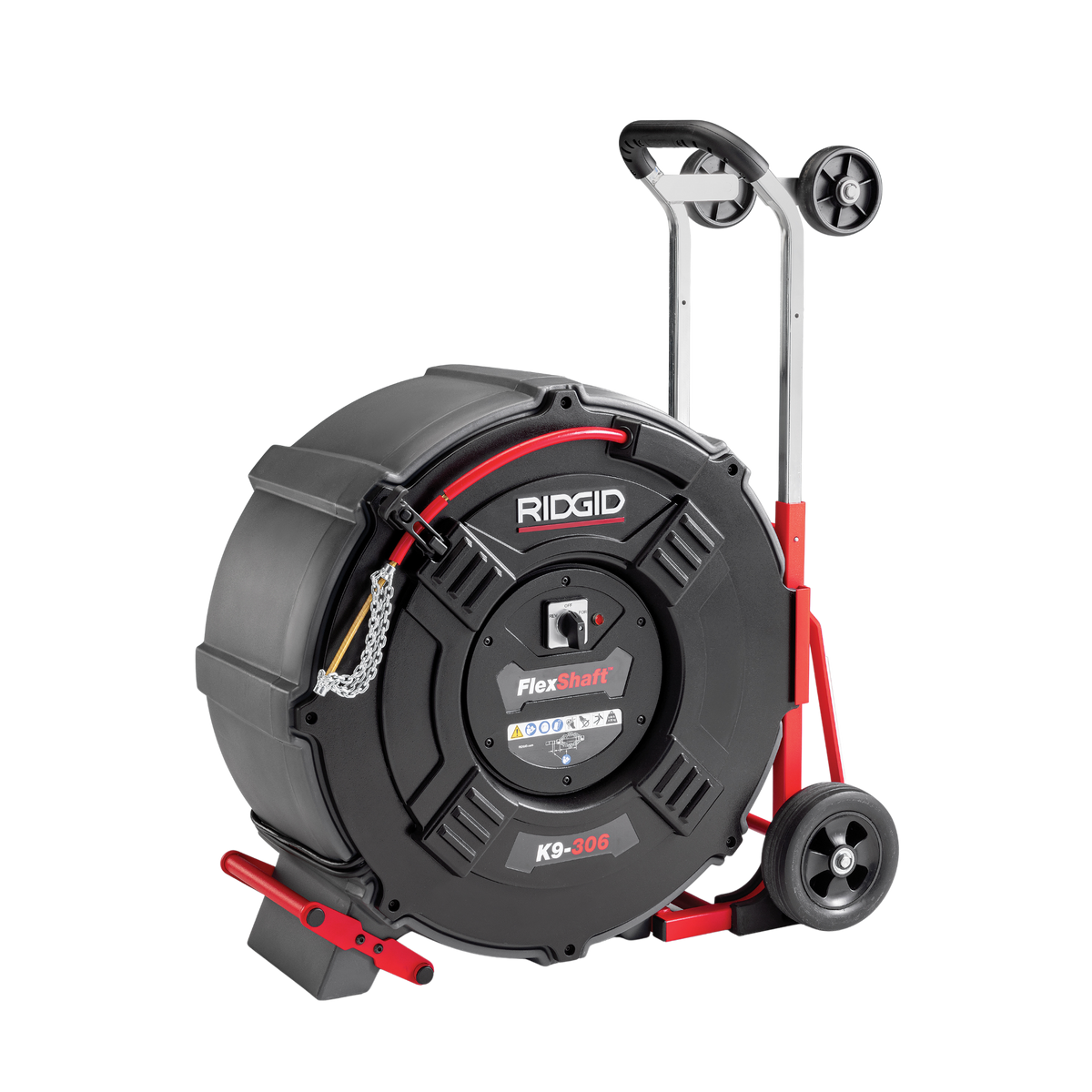 RIDGID 66593 FlexShaft K9-306 NA 3"-6" (75 mm - 150 mm) Pipes Includes: 3/8" by 125' (10 mm x 38 m) cable and kit RIDGID