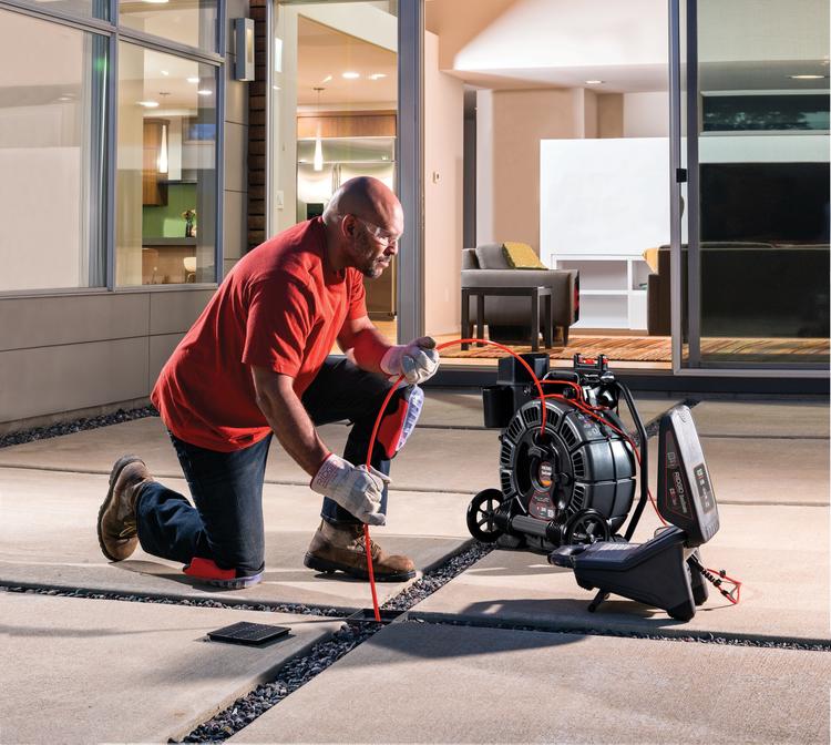 RIDGID 63658 SeeSnake rM200A Reel with Self-Leveling Camera Powered with TruSense RIDGID