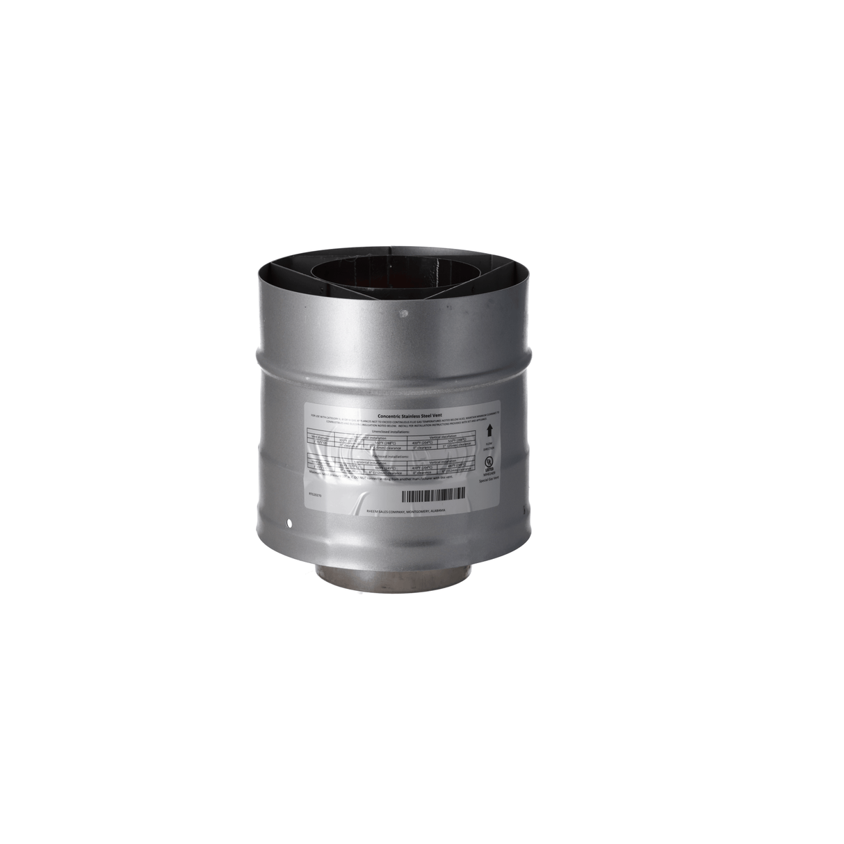 Rheem RTG20270A Concentric Straight Pipe A Rheem