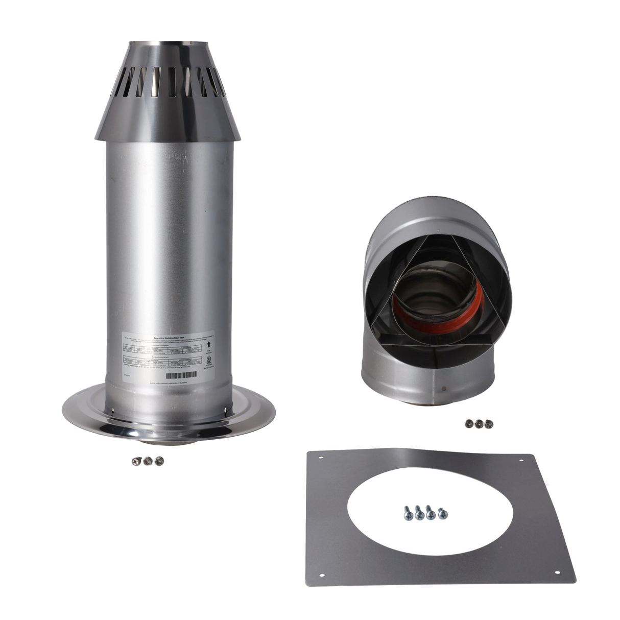 Rheem RTG20291-1 Horizontal Vent-Cone Termination Kit (2 in. x 6 in. Wall) Rheem