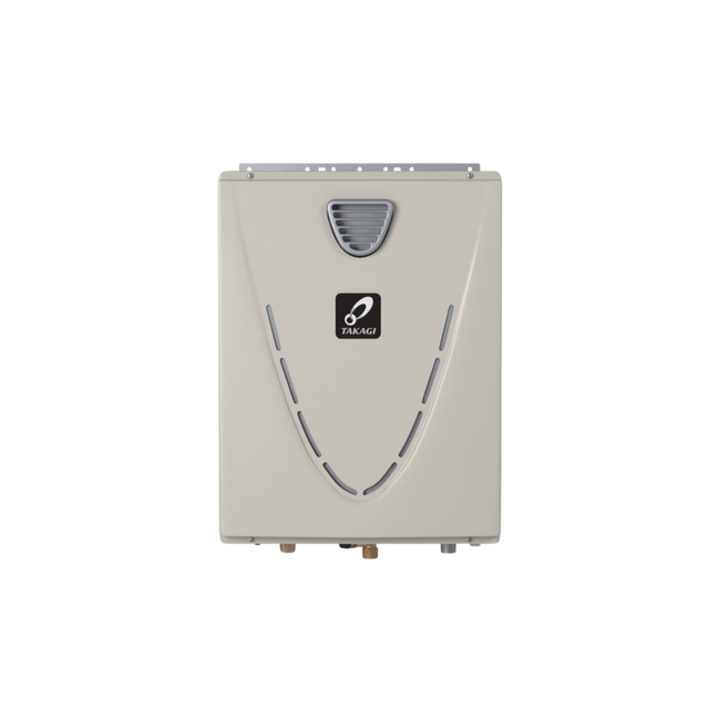 Takagi T-H3-OS-N 199,000 BTU Natural Gas Outdoor Condensing Ultra-Low NOx Tankless Water Heater Takagi