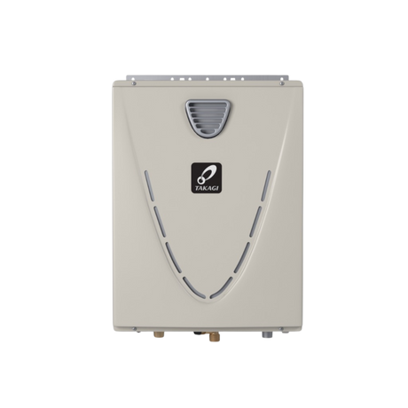 Takagi T-H3J-OS-N 160,000 BTU Natural Gas Outdoor Condensing Ultra-Low NOx Tankless Water Heater Takagi