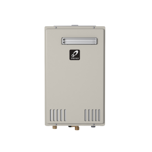 Takagi T-H3M-OS-P 120,000 BTU Liquid Propane Outdoor Condensing Ultra-Low NOx Tankless Water Heater Takagi