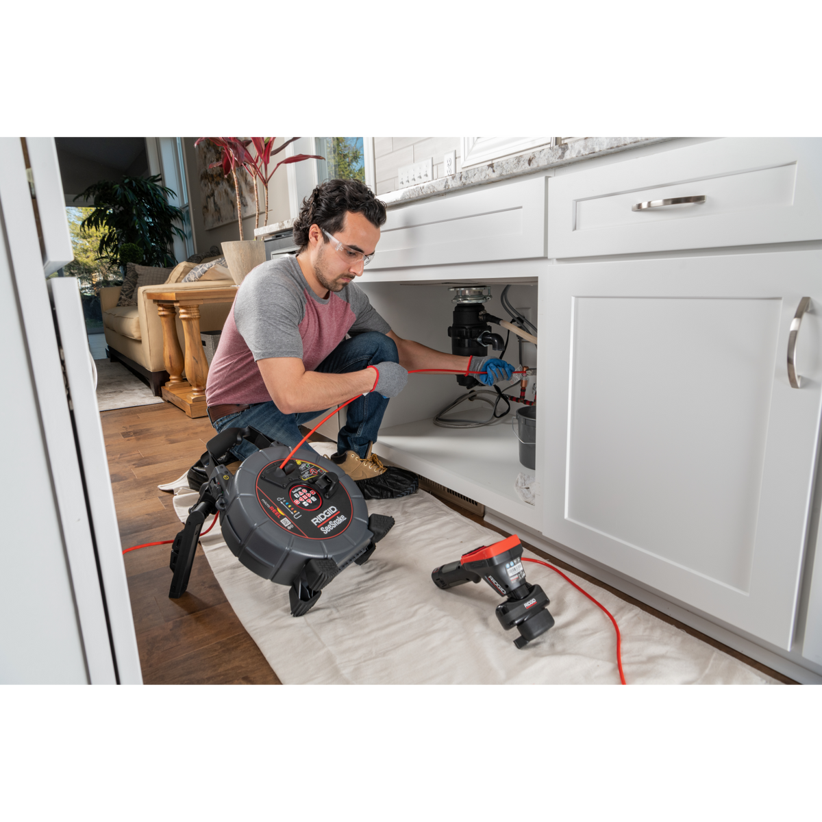 RIDGID 70803 SeeSnake microREEL CA-350 Video Inspection System RIDGID