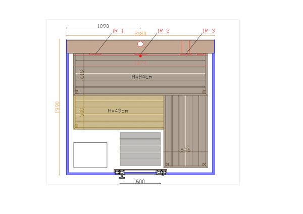 ThermaSol Vue Outdoor Sauna ThermaSol