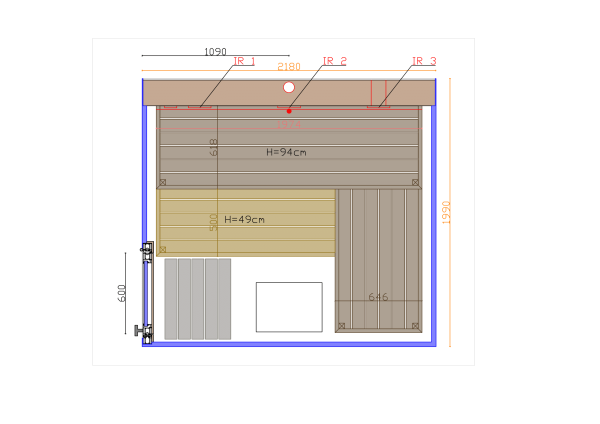 ThermaSol Vue Outdoor Sauna ThermaSol