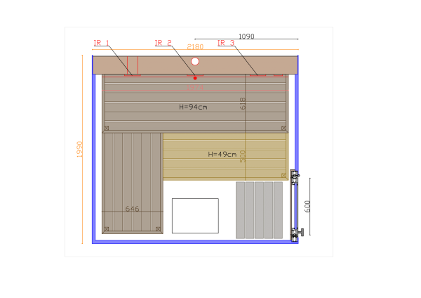 ThermaSol Vue Outdoor Sauna ThermaSol