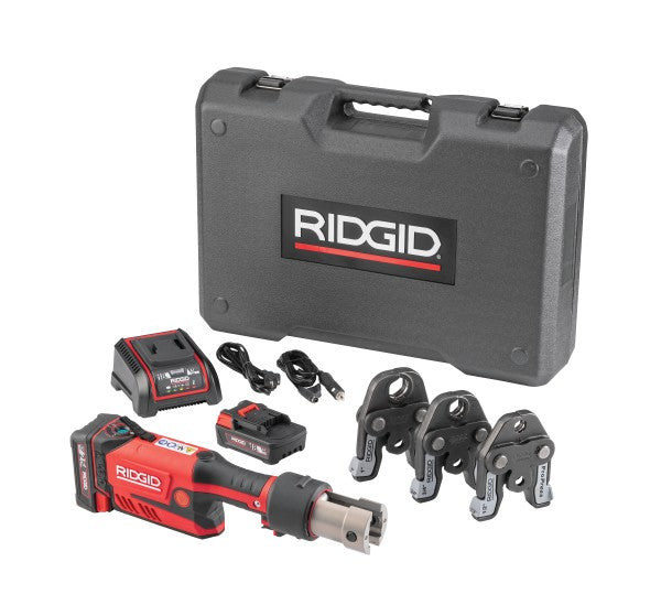 RIDGID 67183 RP 351 Press Tool with Battery Kit & ProPress Jaws (1/2"-1") RIDGID
