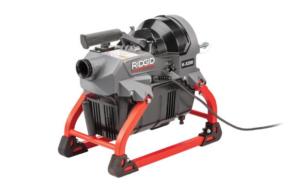 RIDGID 62378 K-5208 Sectional Machine with Guide Hose, 7 C-11 Cables, 2 A-8 Wire Baskets, and Toolbox Kit RIDGID