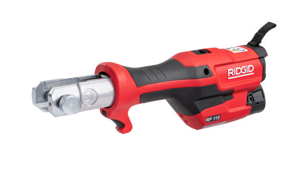 RIDGID 72553 RP 115 Mini Press Tool with Battery Kit & ProPress Jaws (1/2”–3/4") RIDGID