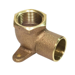 1" CxFNPT Cast Brass Drop Ear 90 Elbow Cello CP735-16 cello