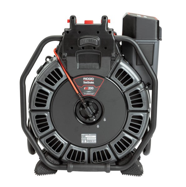 RIDGID 63663 SeeSnake rM200B Reel with Self-Leveling Camera Powered with TruSense RIDGID