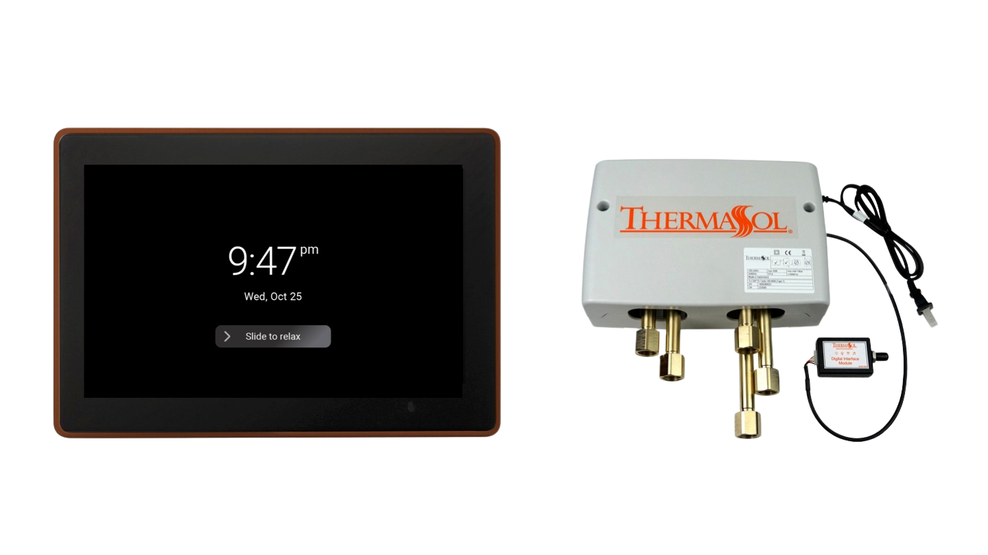 ThermaSol DSPU-TT15 Digital Shower Package - ThermaTouch2 15' Control + Digital Shower Valve ThermaSol