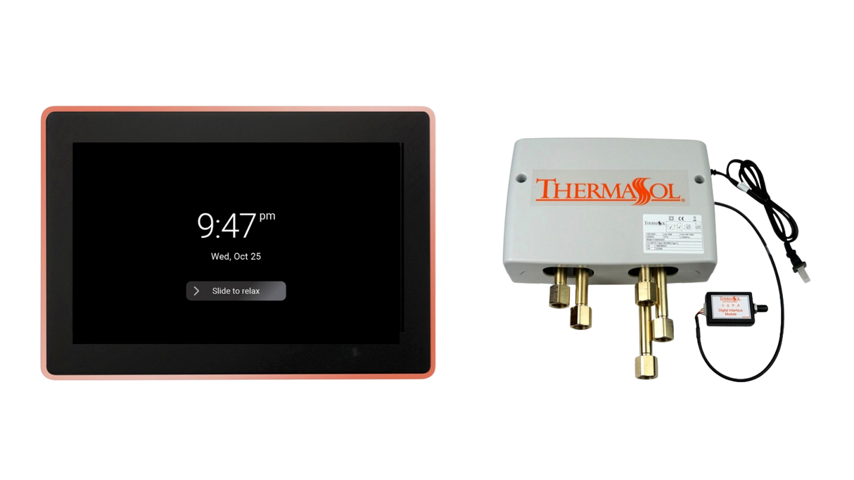 ThermaSol DSPU-TT15 Digital Shower Package - ThermaTouch2 15' Control + Digital Shower Valve ThermaSol