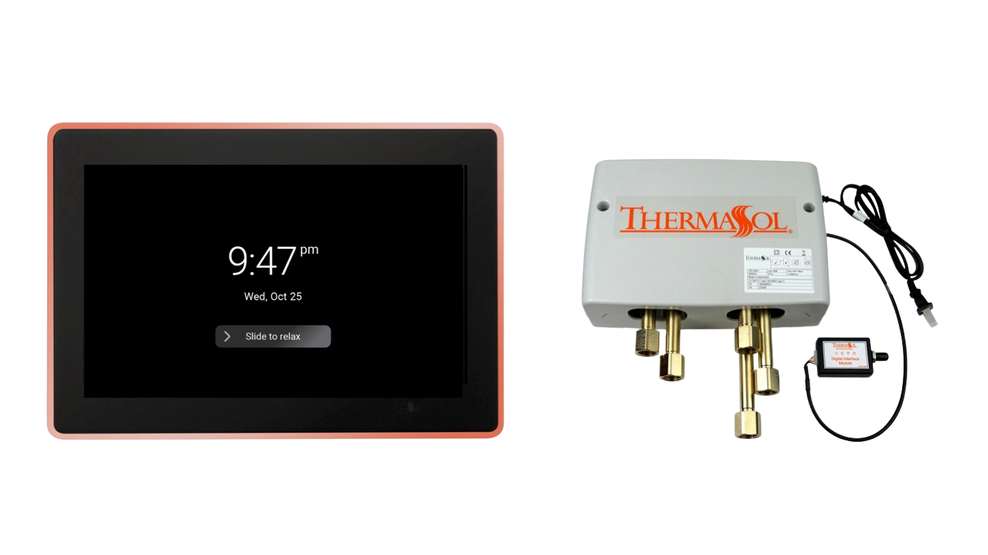 ThermaSol DSPU-TT15 Digital Shower Package - ThermaTouch2 15' Control + Digital Shower Valve ThermaSol