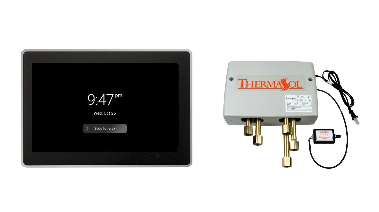 ThermaSol DSPU-TT15 Digital Shower Package - ThermaTouch2 15' Control + Digital Shower Valve ThermaSol