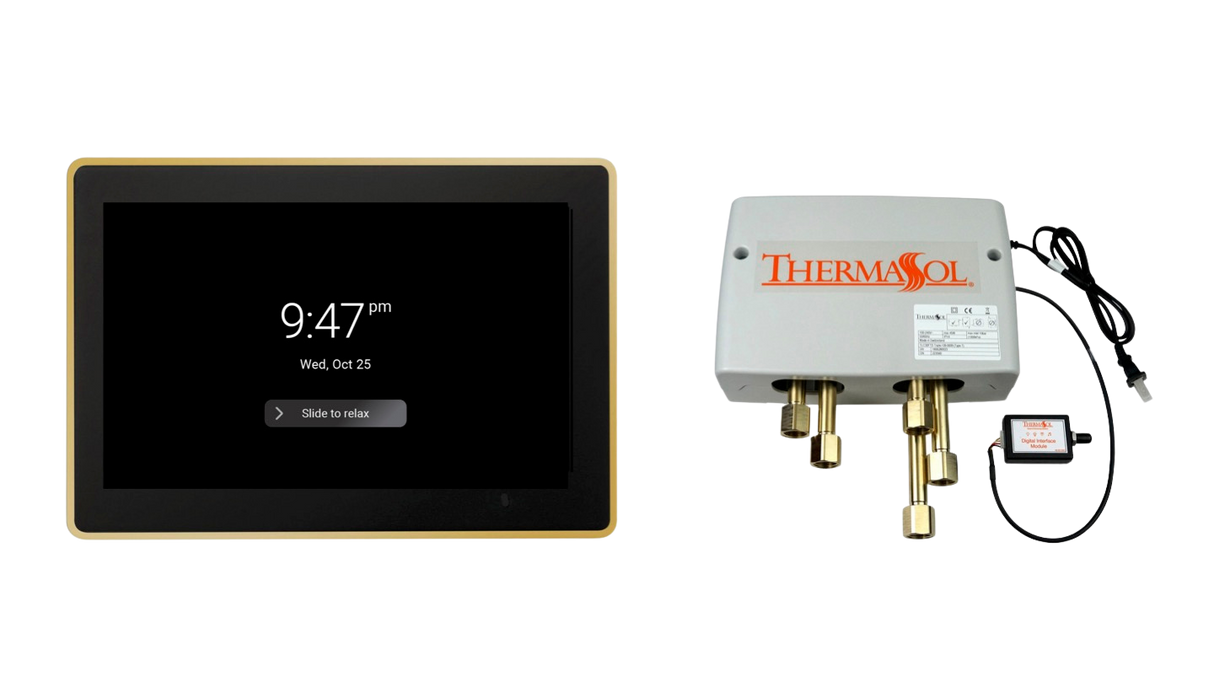 ThermaSol DSPU-TT15 Digital Shower Package - ThermaTouch2 15' Control + Digital Shower Valve ThermaSol