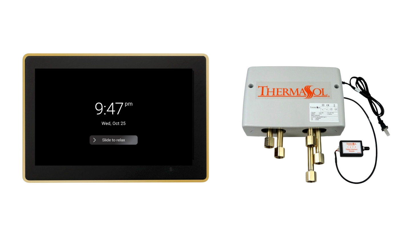 ThermaSol DSPU-TT15 Digital Shower Package - ThermaTouch2 15' Control + Digital Shower Valve ThermaSol