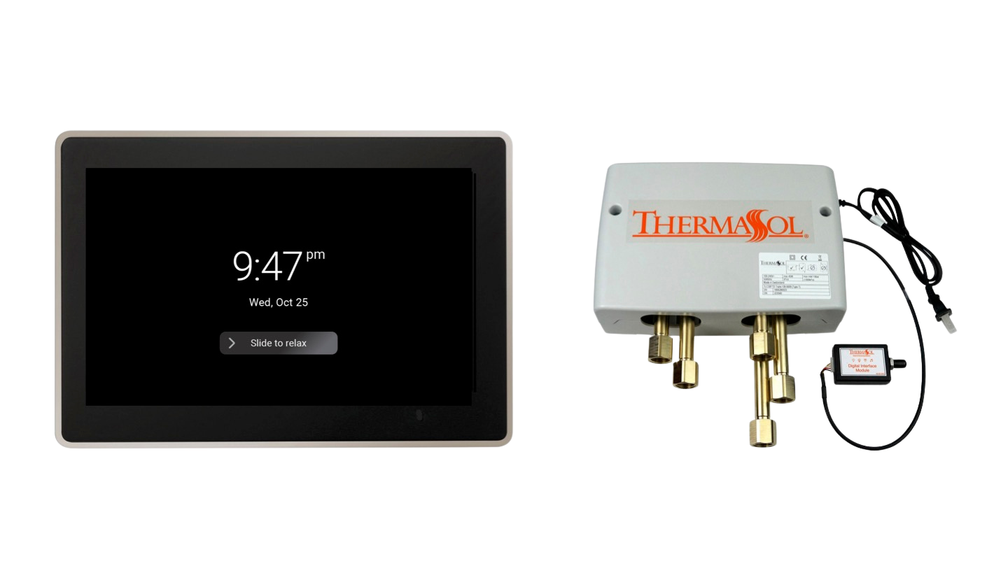 ThermaSol DSPU-TT15 Digital Shower Package - ThermaTouch2 15' Control + Digital Shower Valve ThermaSol