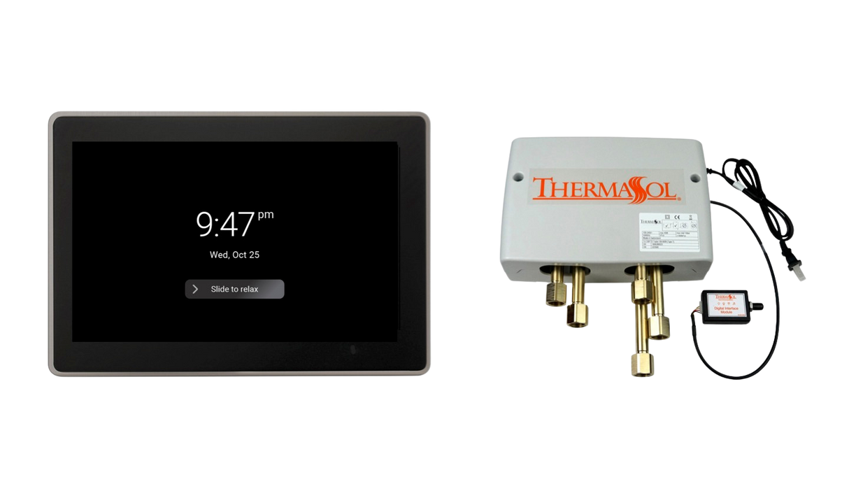ThermaSol DSPU-TT15 Digital Shower Package - ThermaTouch2 15' Control + Digital Shower Valve ThermaSol
