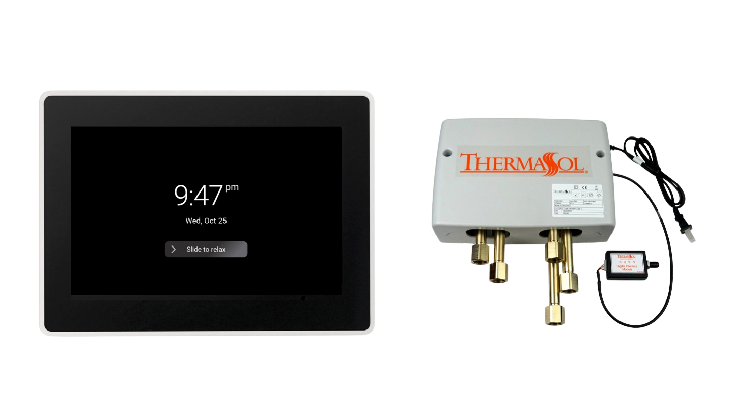 ThermaSol DSPU-TT15 Digital Shower Package - ThermaTouch2 15' Control + Digital Shower Valve ThermaSol