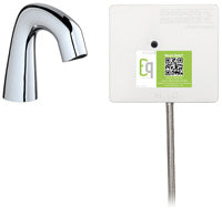 Chicago Faucets EQ-A11A-12ABCP EQ Curved Series Lavatory Sink Faucet with Hands-free Infrared Detection Chicago Faucets