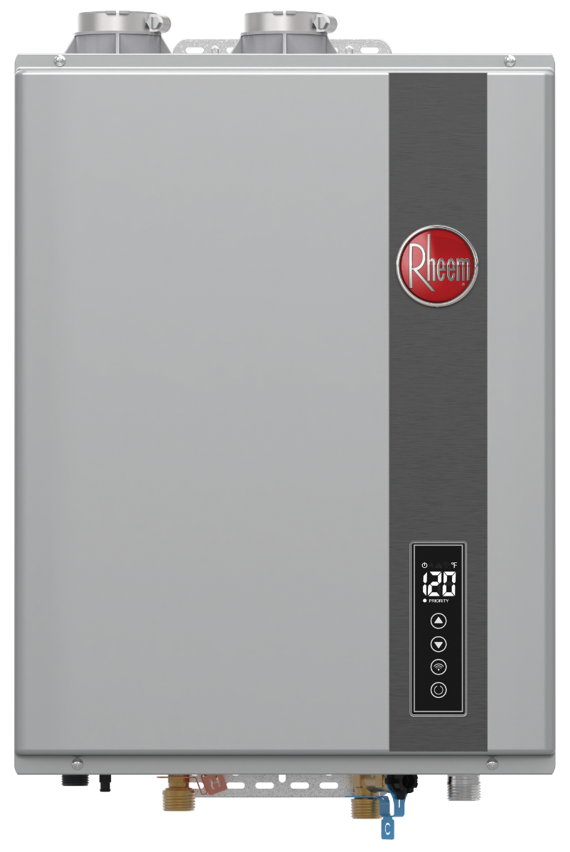 Rheem RTGH-95DVELP-3 Super High-Efficiency Condensing Tankless Gas Water Heater with Built-In Wi-Fi Rheem
