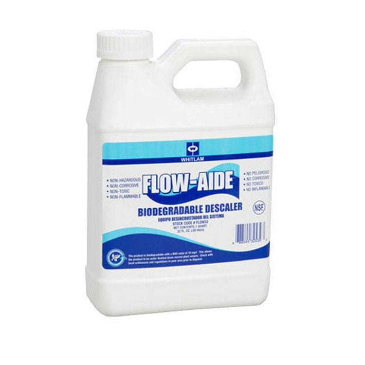 Whitlam Flow32 1 Quart Flow-Aide System Descaler Fluid (32 fl oz) FlowAide