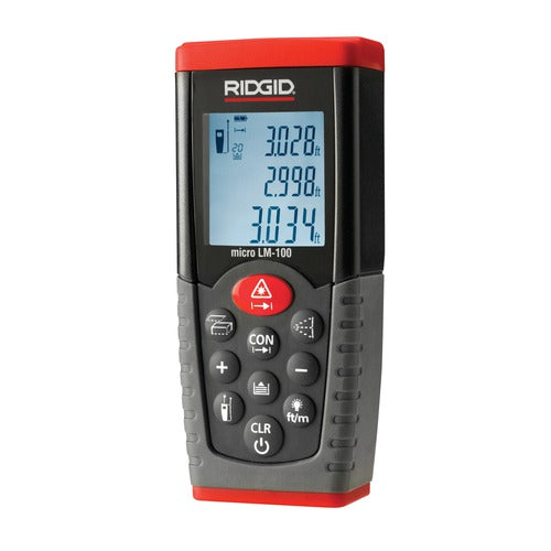 RIDGID 36158 LM-100 Laser Distance Meter RIDGID