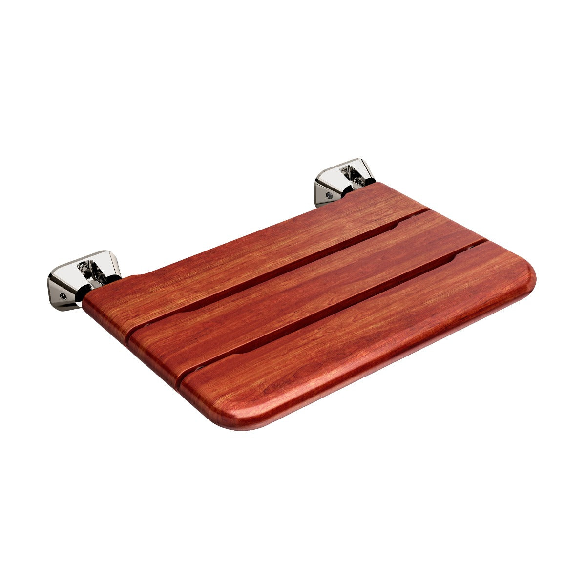 Mr. Steam Wall-Mounted Seat in Polished Nickel Mr. Steam