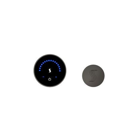 ThermaSol MTC-SVRD MicroTouch Wall Mount Round Control + Round SteamVection Steam Head Kit ThermaSol