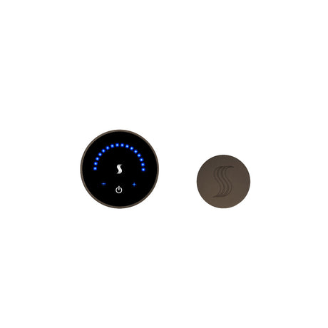 ThermaSol MTC-SVRD MicroTouch Wall Mount Round Control + Round SteamVection Steam Head Kit ThermaSol