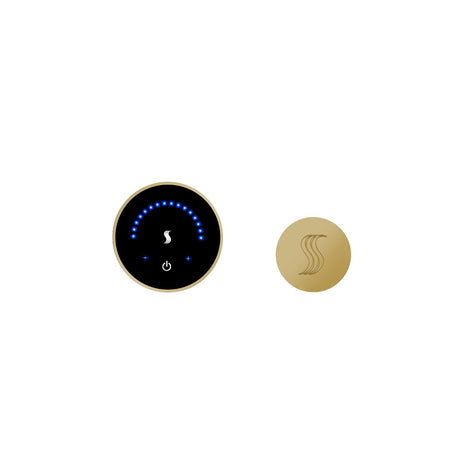 ThermaSol MTC-SVRD MicroTouch Wall Mount Round Control + Round SteamVection Steam Head Kit ThermaSol