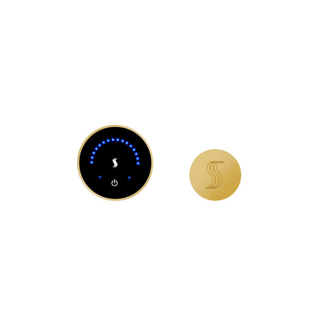 ThermaSol MTC-SVRD MicroTouch Wall Mount Round Control + Round SteamVection Steam Head Kit ThermaSol