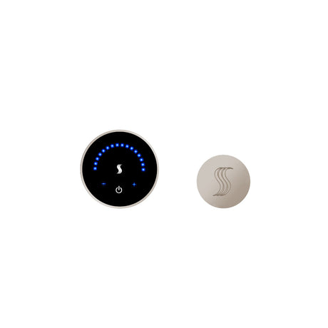 ThermaSol MTC-SVRD MicroTouch Wall Mount Round Control + Round SteamVection Steam Head Kit ThermaSol
