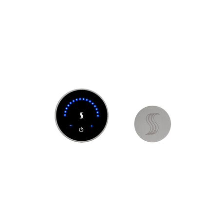 ThermaSol MTC-SVRD MicroTouch Wall Mount Round Control + Round SteamVection Steam Head Kit ThermaSol