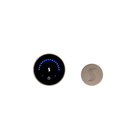 ThermaSol MTC-SVRD MicroTouch Wall Mount Round Control + Round SteamVection Steam Head Kit ThermaSol