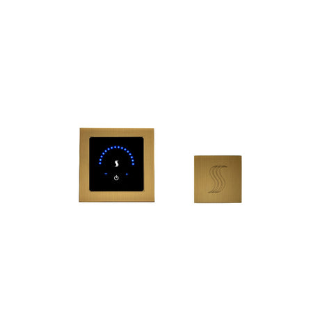 ThermaSol MTMR-SVSQ MicroTouch Recessed Square Control + Square SteamVection Steam Head Kit ThermaSol