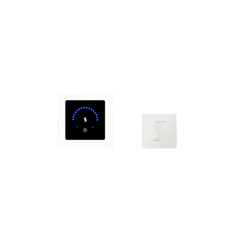 ThermaSol MTMR-SVSQ MicroTouch Recessed Square Control + Square SteamVection Steam Head Kit ThermaSol