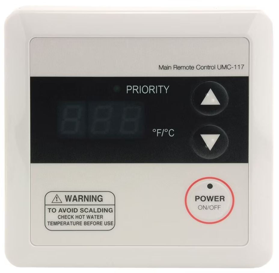 Rheem RTG20006DW Remote Control (UMC-117) Rheem