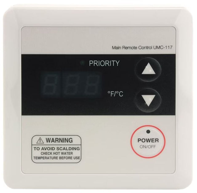 Rheem RTG20006DW Remote Control (UMC-117) Rheem