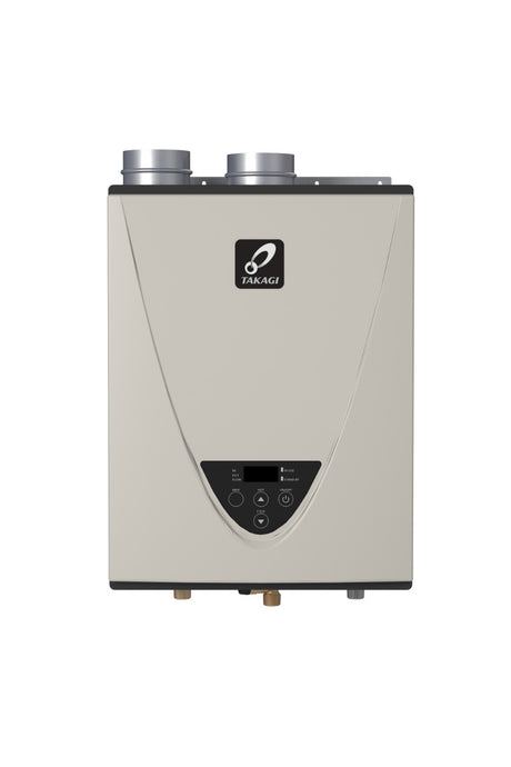 Takagi T-H3J-DV-N 160,000 BTU Natural Gas Indoor Condensing Ultra-Low NOx Tankless Water Heater Takagi