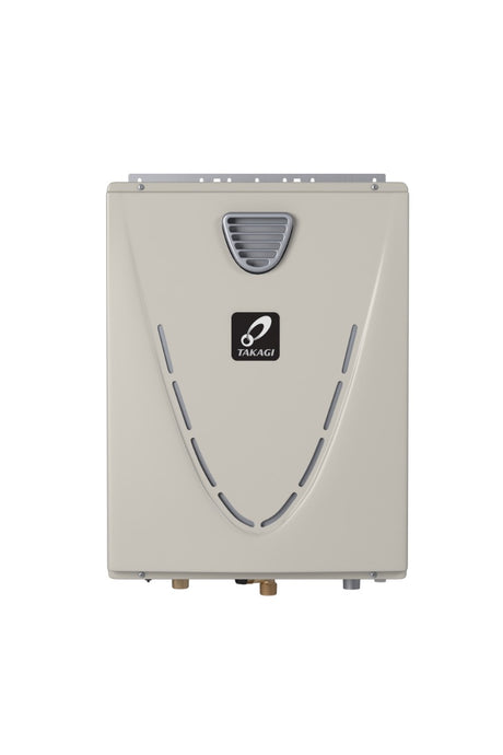 Takagi T-H3J-OS-N 160,000 BTU Natural Gas Outdoor Condensing Ultra-Low NOx Tankless Water Heater Takagi