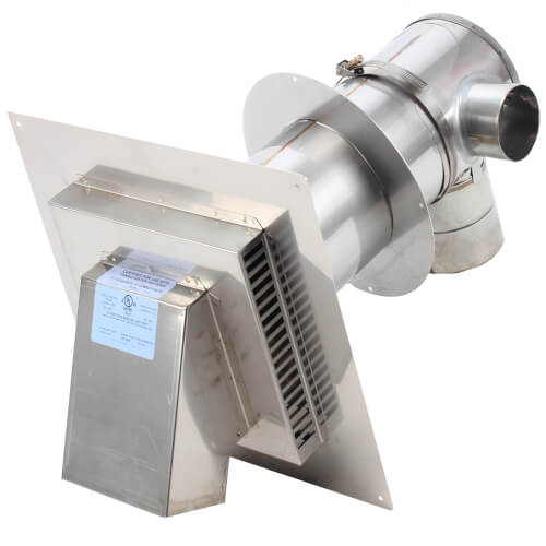 Takagi 3" x 4" Adjustable Concentric Termination 5.0"-10.0" Wall Thickness (100112550) Takagi