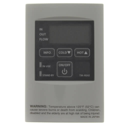 Takagi TM-RE42 Remote Temperature Controller Takagi